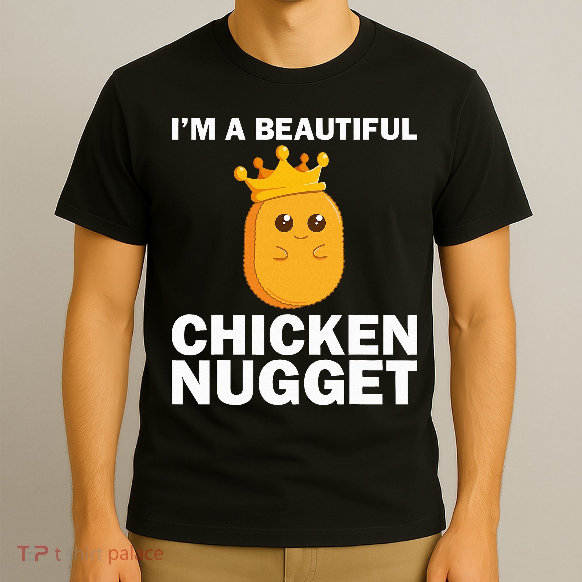 Cute Chicken Nugget Art Chicken Nugget Lover T-Shirt