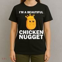 Cute Chicken Nugget Art Chicken Nugget Lover T-Shirt thumb 4