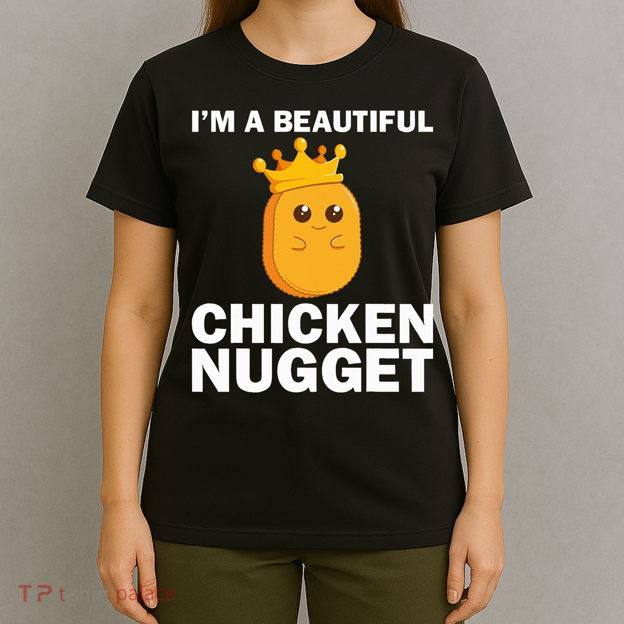 Cute Chicken Nugget Art Chicken Nugget Lover T-Shirt