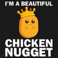 Cute Chicken Nugget Art Chicken Nugget Lover T-Shirt thumb 7