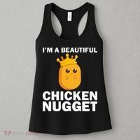 Cute Chicken Nugget Art Chicken Nugget Lover Women's Tank Top thumb 3