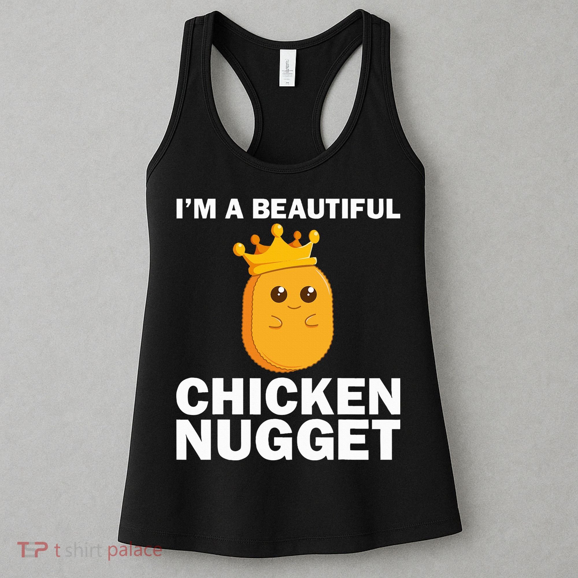 Cute Chicken Nugget Art Chicken Nugget Lover Women's Tank Top