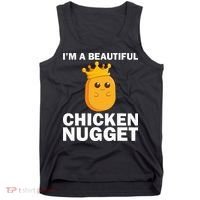 Cute Chicken Nugget Art Chicken Nugget Lover Tank Top thumb 0