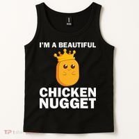 Cute Chicken Nugget Art Chicken Nugget Lover Tank Top thumb 2