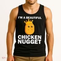 Cute Chicken Nugget Art Chicken Nugget Lover Tank Top thumb 3