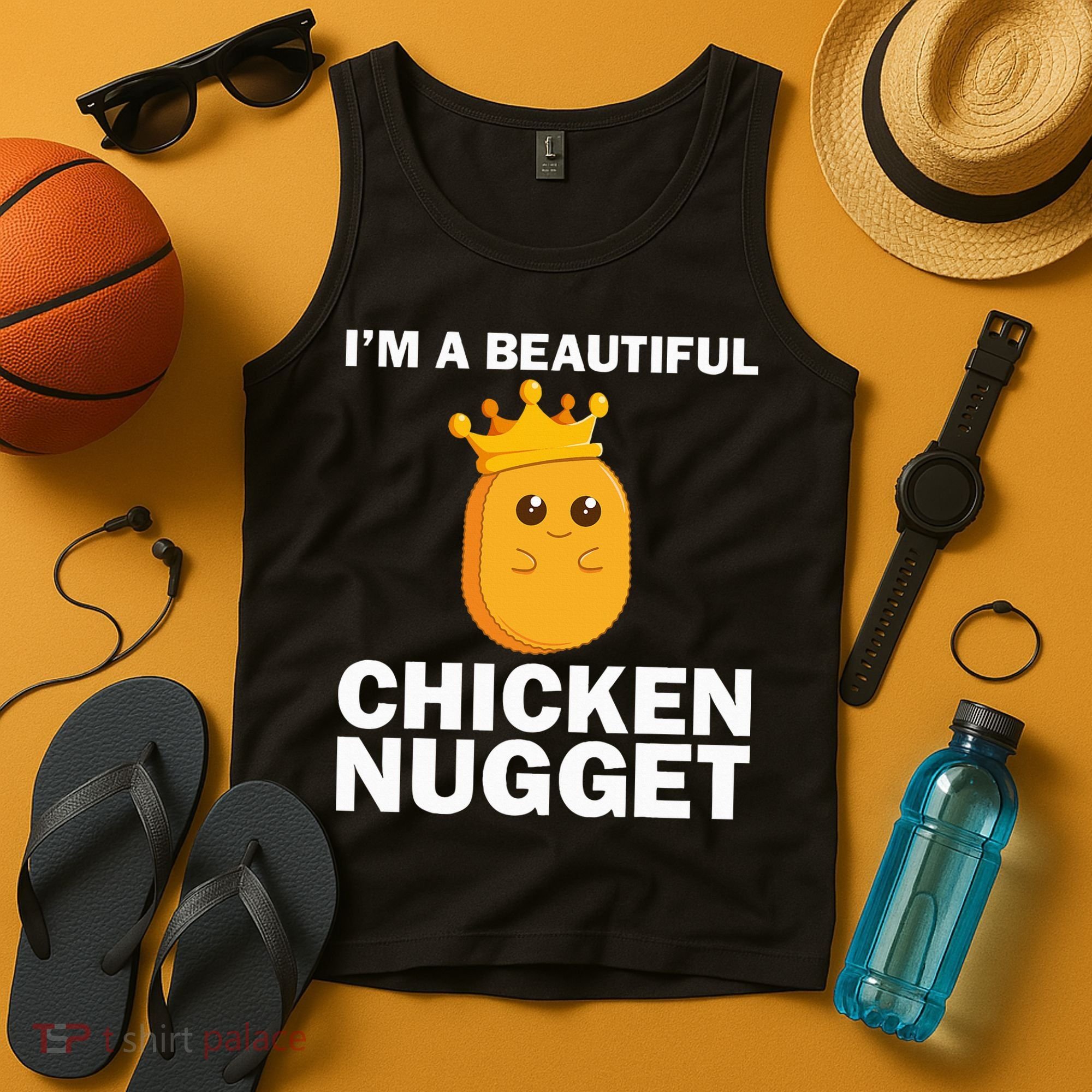 Cute Chicken Nugget Art Chicken Nugget Lover Tank Top