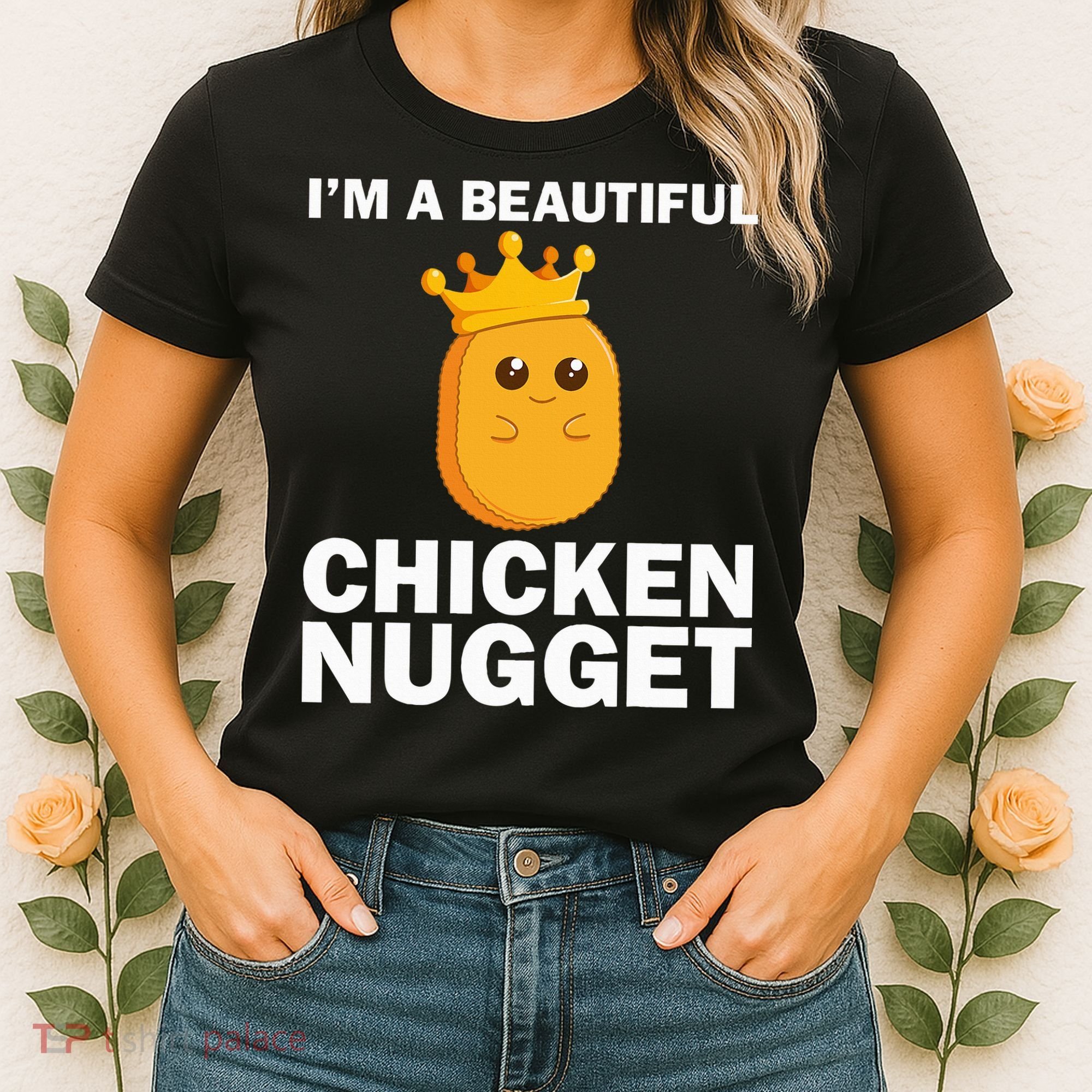 Cute Chicken Nugget Art Chicken Nugget Lover Women's T-Shirt