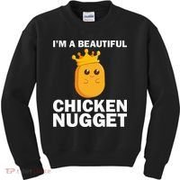 Cute Chicken Nugget Art Chicken Nugget Lover Kids Sweatshirt thumb 0