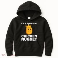 Cute Chicken Nugget Art Chicken Nugget Lover Kids Hoodie thumb 0