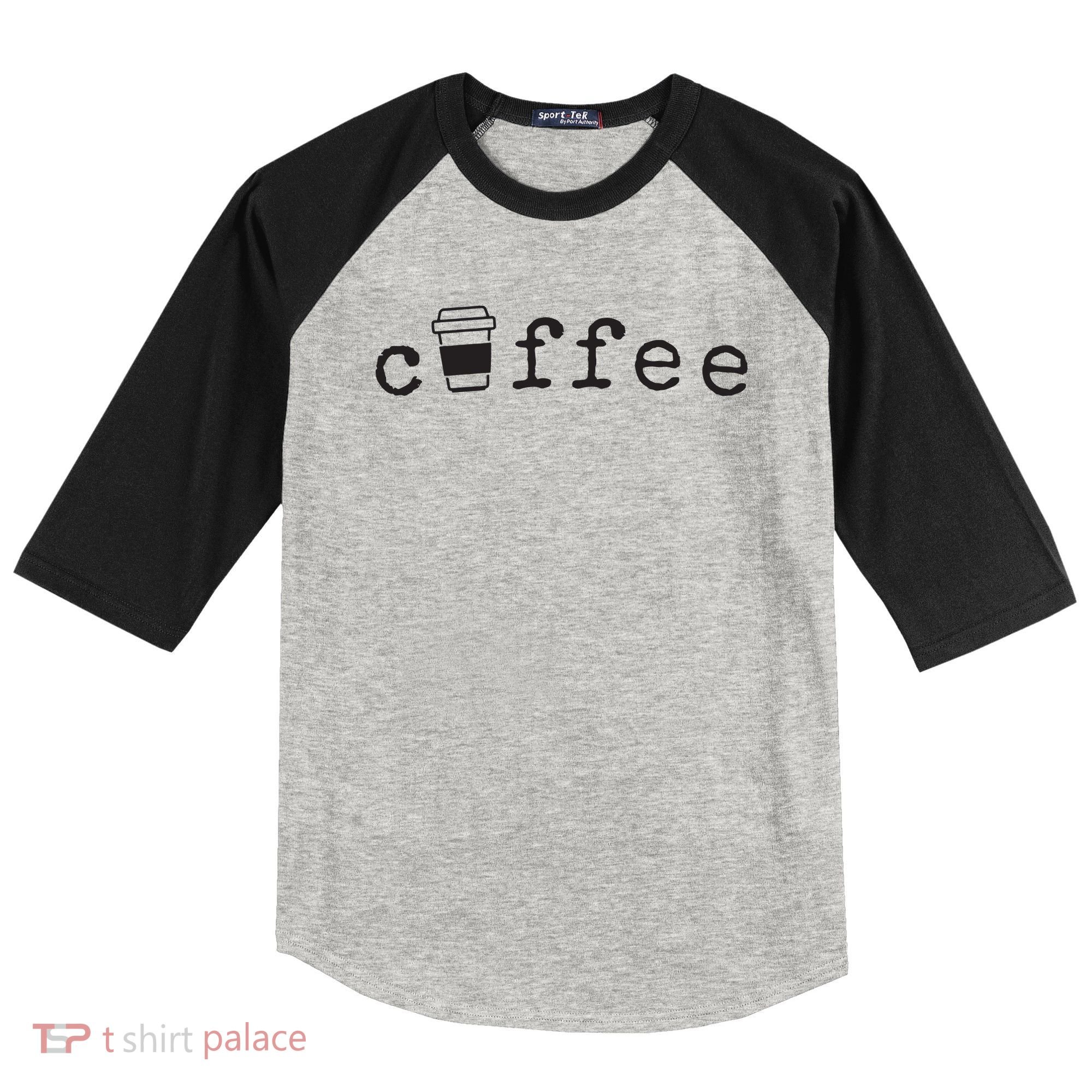 Coffee Cute Novelty Item For Coffee Lovers Raglan Baseball Sleeve Shirt
