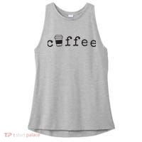 Coffee Cute Novelty Item For Coffee Lovers Ladies PosiCharge Tri-Blend Wicking Tank thumb 0