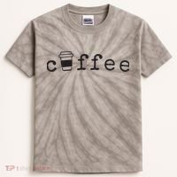 Coffee Cute Novelty Item For Coffee Lovers Kids Tie-Dye T-Shirt thumb 0