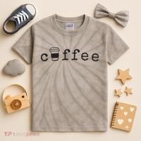 Coffee Cute Novelty Item For Coffee Lovers Kids Tie-Dye T-Shirt thumb 2