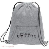 Coffee Cute Novelty Item For Coffee Lovers Sweatshirt Cinch Pack Bag thumb 0