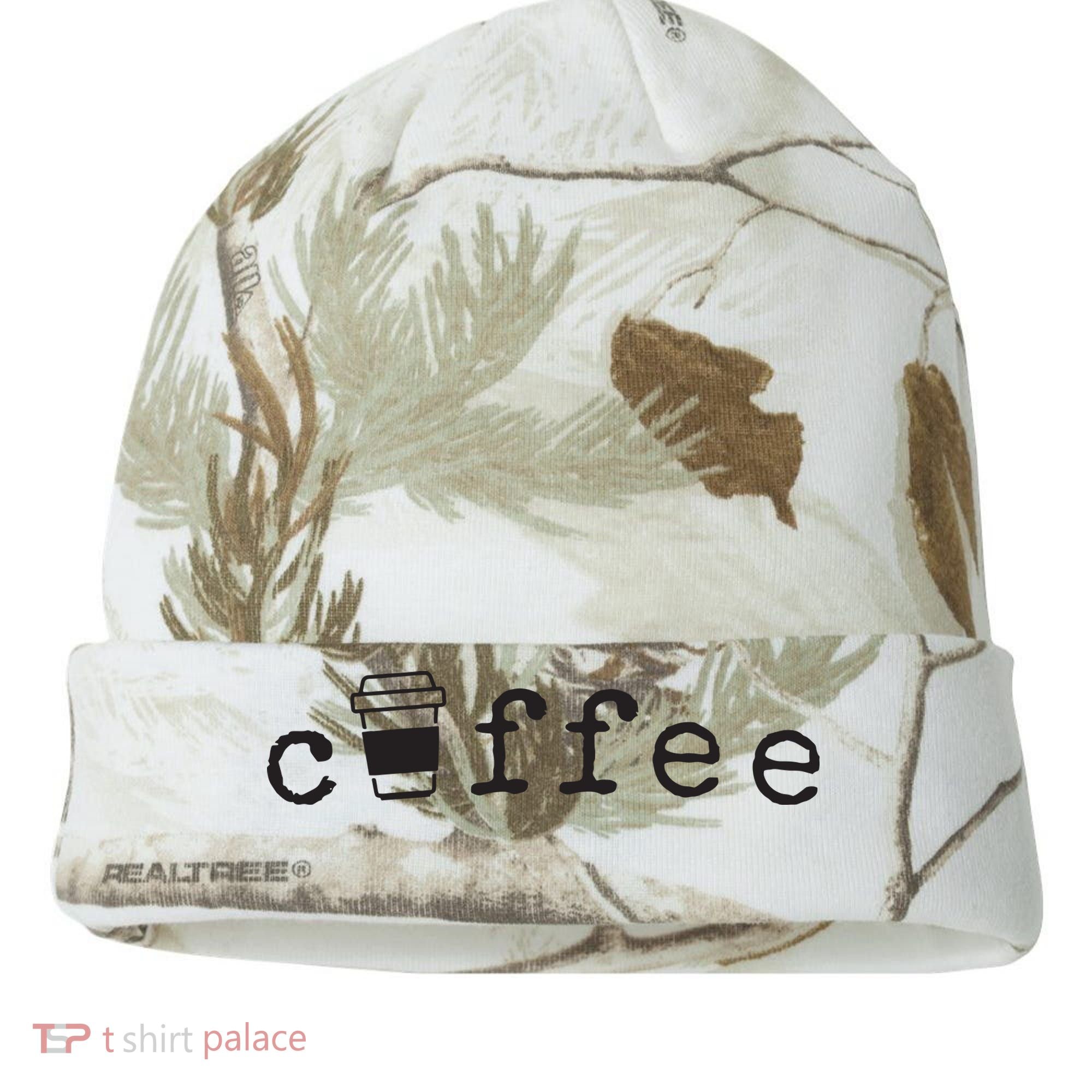 Coffee Cute Novelty Item For Coffee Lovers Kati Licensed 12" Camo Cuffed Beanie