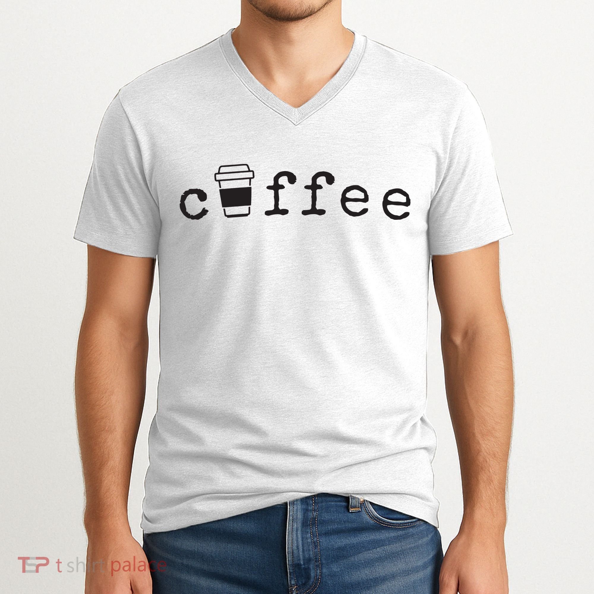 Coffee Cute Novelty Item For Coffee Lovers V-Neck T-Shirt