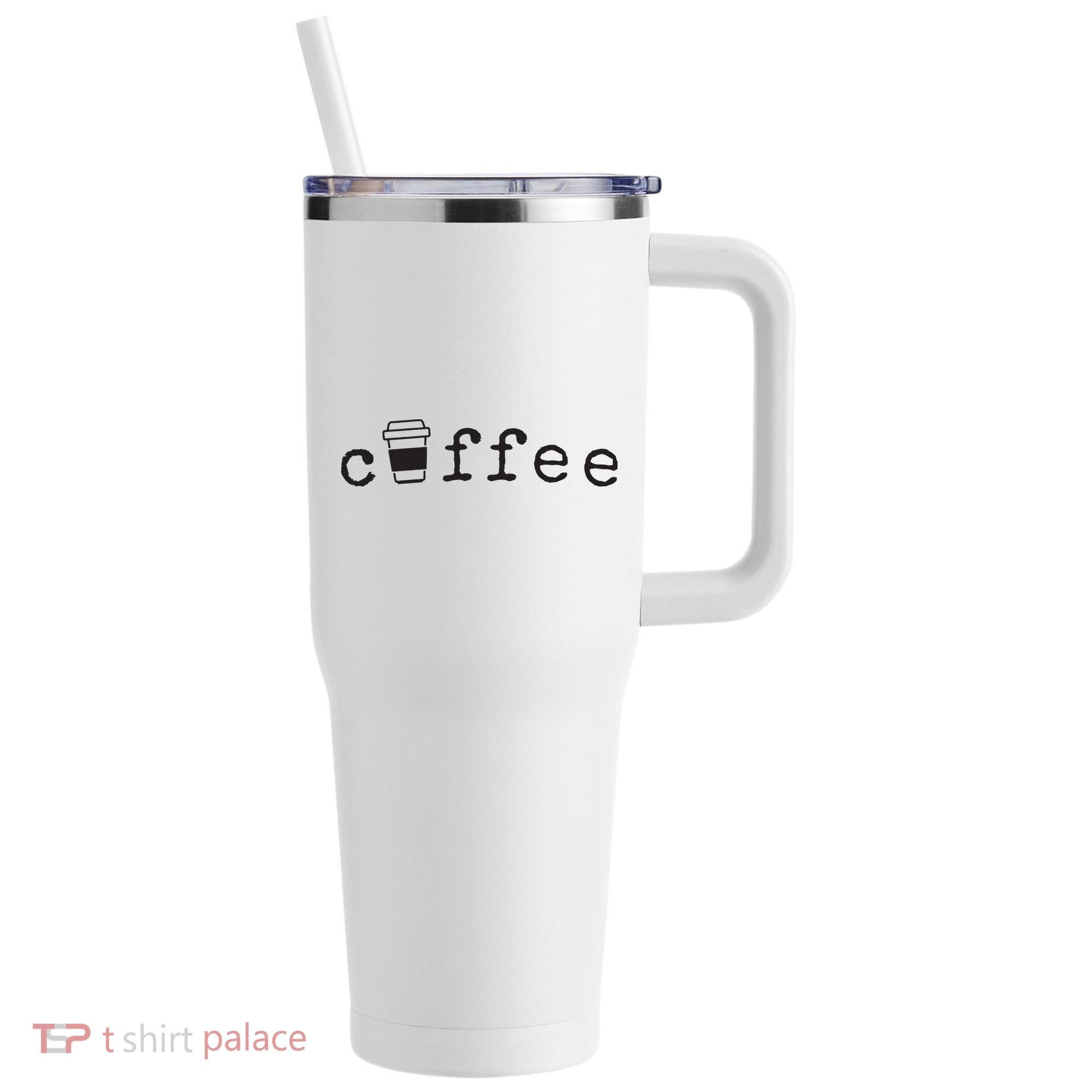 Coffee Cute Novelty Item For Coffee Lovers 40oz Vacuum Insulated Stainless Steel Travel Tumbler