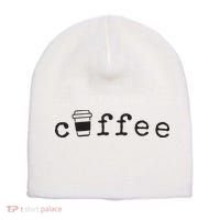 Coffee Cute Novelty Item For Coffee Lovers Short Acrylic Beanie thumb 0
