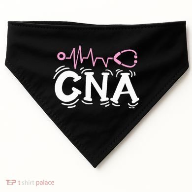 Cna Certified Nursing Assistant USA-Made Doggie Bandana