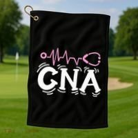 Cna Certified Nursing Assistant Golf Towel thumb 1