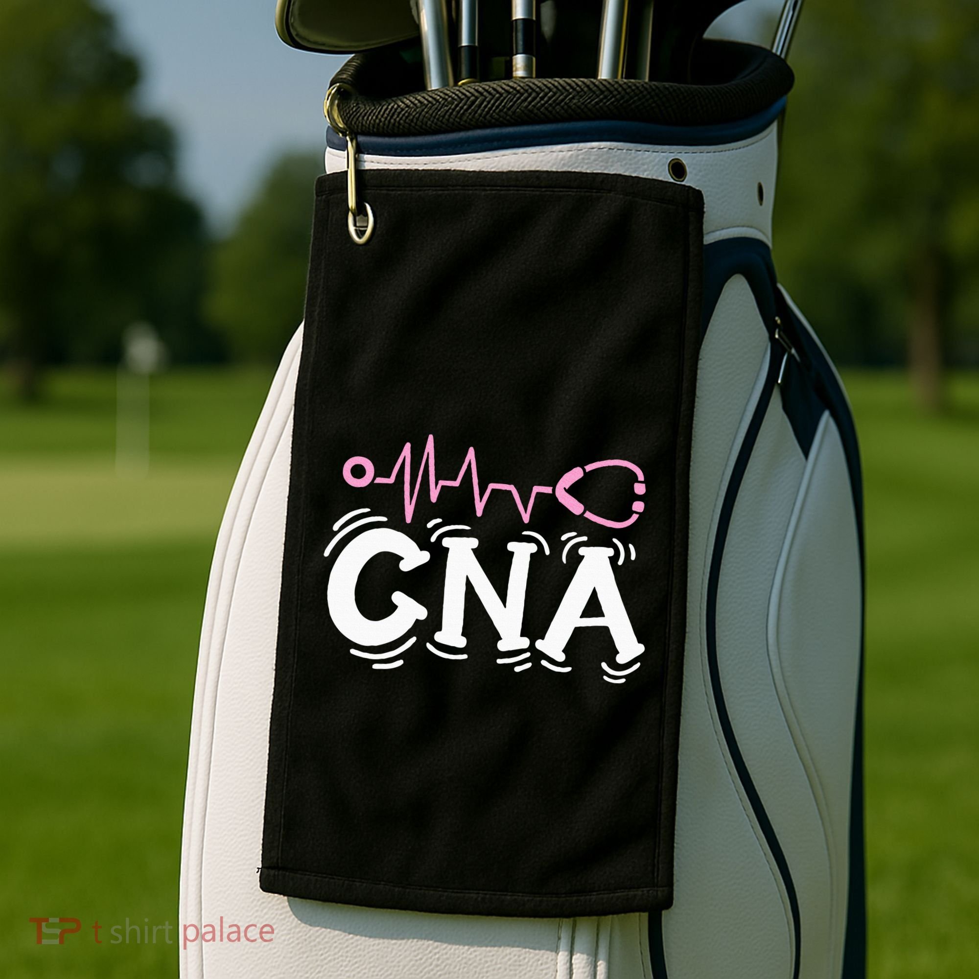 Cna Certified Nursing Assistant Golf Towel