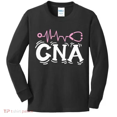 Cna Certified Nursing Assistant Kids Long Sleeve Shirt