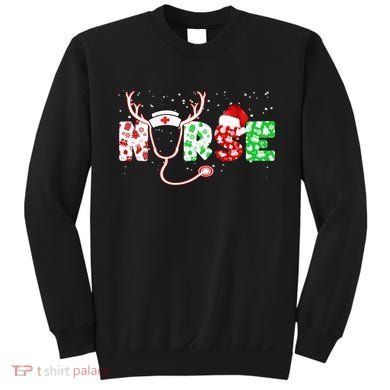 Cute Christmas Nurse Logo Sweatshirt