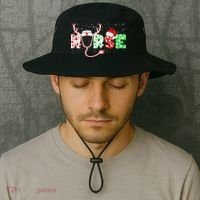 Cute Christmas Nurse Logo Bucket Hat thumb 2