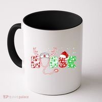 Cute Christmas Nurse Logo Coffee Mug thumb 0