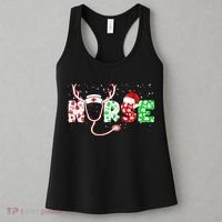 Cute Christmas Nurse Logo Women's Tank Top thumb 3