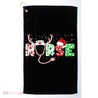 Cute Christmas Nurse Logo Golf Towel thumb 0