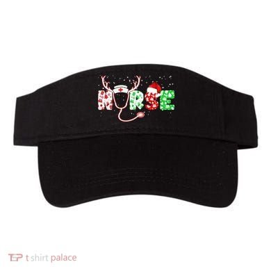 Cute Christmas Nurse Logo Visor