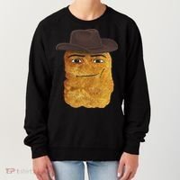 Cowboy Chicken Nugget Meme Women's Sweatshirt thumb 0