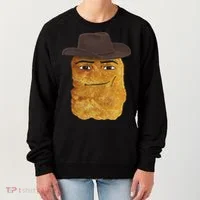 Cowboy Chicken Nugget Meme Women's Sweatshirt thumb 0