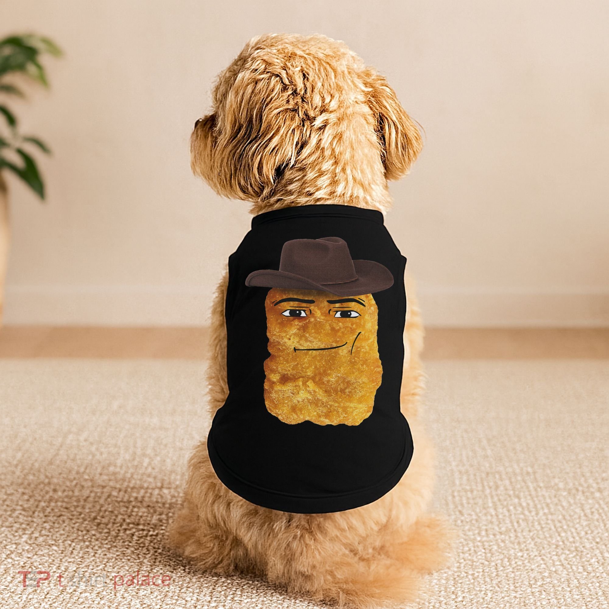 Cowboy Chicken Nugget Meme Doggie Tank