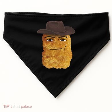 Cowboy Chicken Nugget Meme USA-Made Doggie Bandana