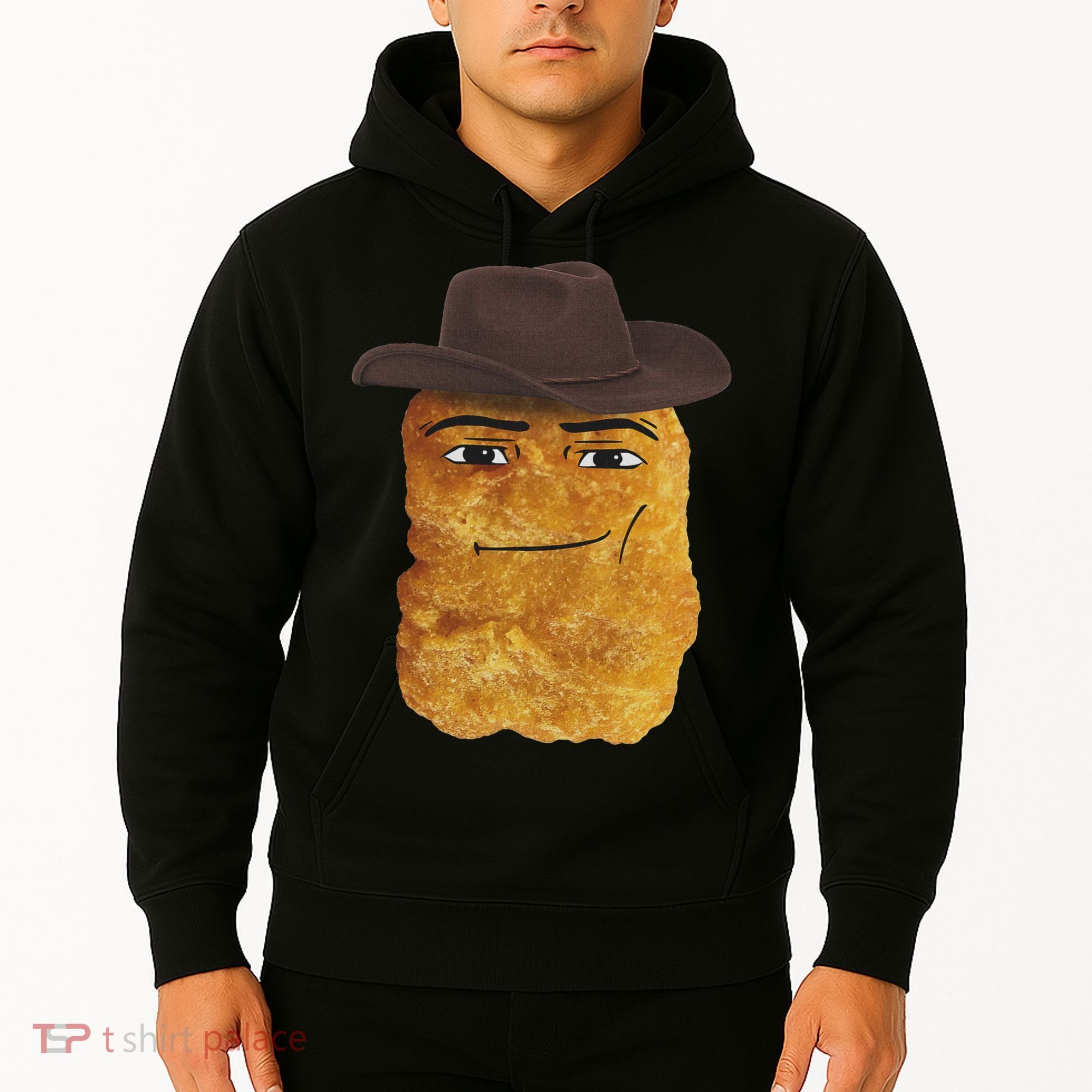 Cowboy Chicken Nugget Meme Hoodie