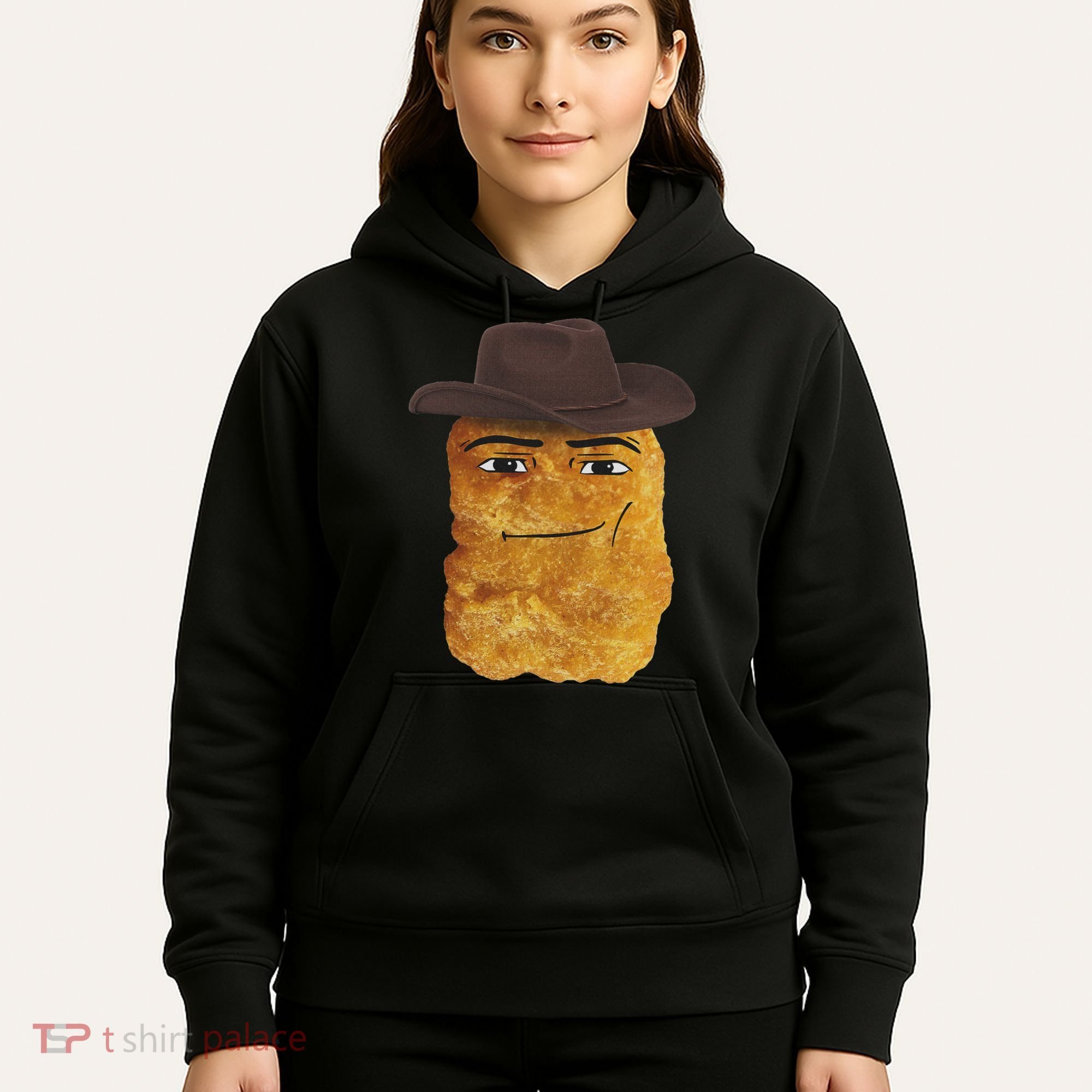 Cowboy Chicken Nugget Meme Hoodie