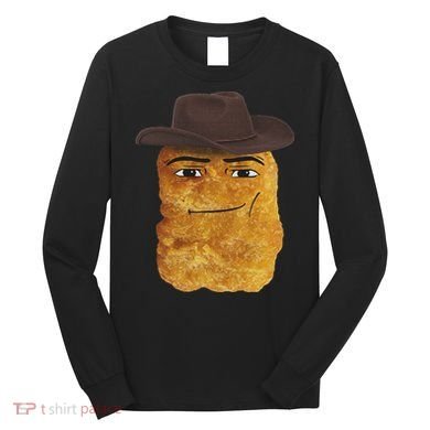 Cowboy Chicken Nugget Meme Long Sleeve Shirt