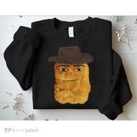 Cowboy Chicken Nugget Meme Sweatshirt thumb 2