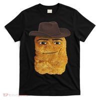 Cowboy Chicken Nugget Meme T-Shirt thumb 0
