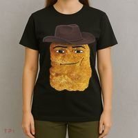 Cowboy Chicken Nugget Meme T-Shirt thumb 4