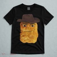 Cowboy Chicken Nugget Meme T-Shirt thumb 5