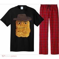 Cowboy Chicken Nugget Meme Pajama Set thumb 0