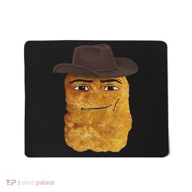 Cowboy Chicken Nugget Meme Mousepad