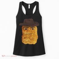 Cowboy Chicken Nugget Meme Women's Tank Top thumb 0