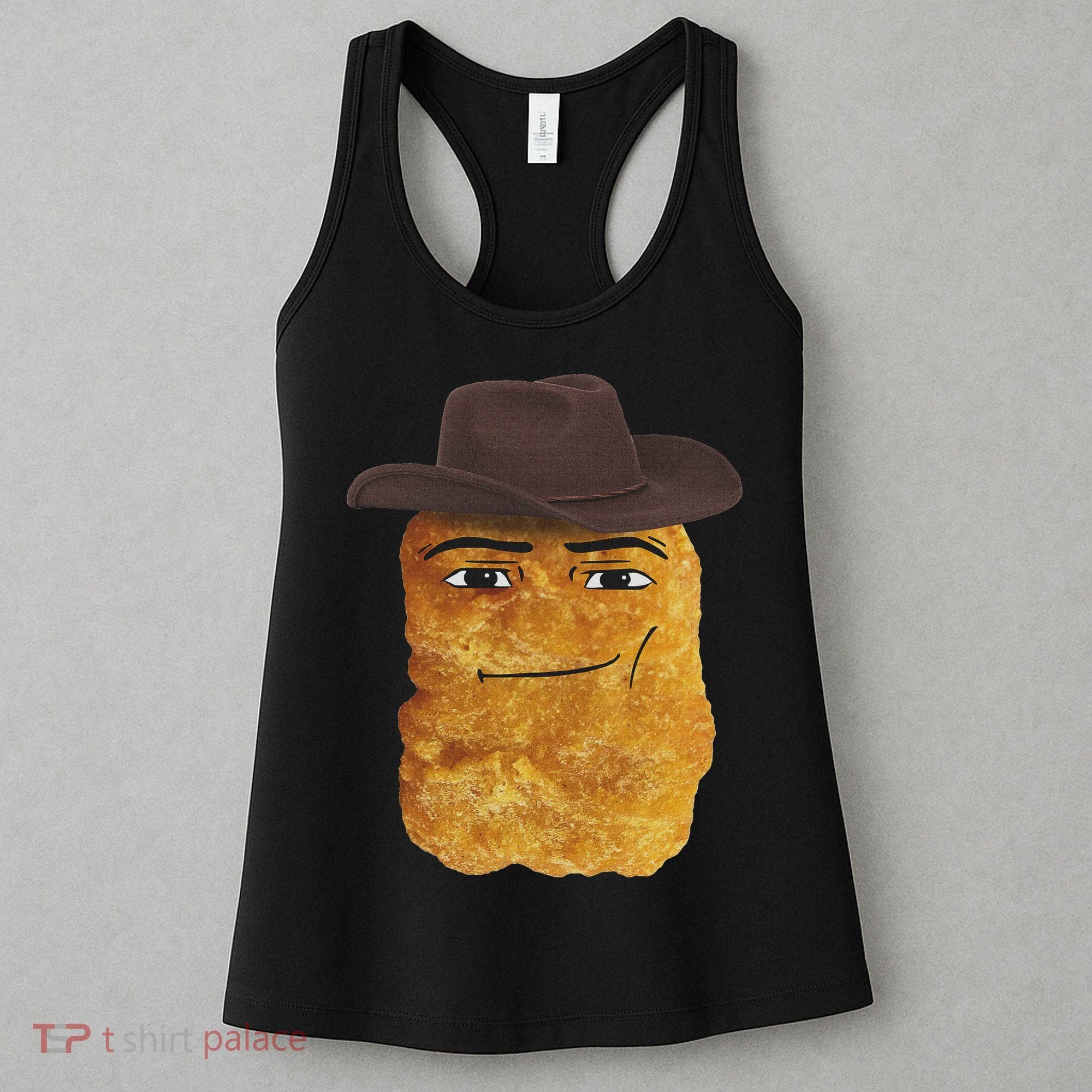 Cowboy Chicken Nugget Meme Women's Tank Top