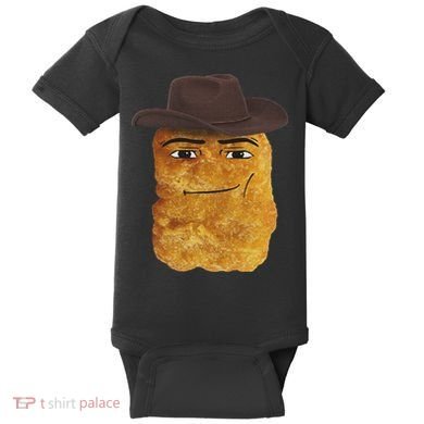Cowboy Chicken Nugget Meme Baby Bodysuit