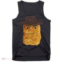 Cowboy Chicken Nugget Meme Tank Top thumb 0