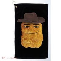 Cowboy Chicken Nugget Meme Golf Towel thumb 0